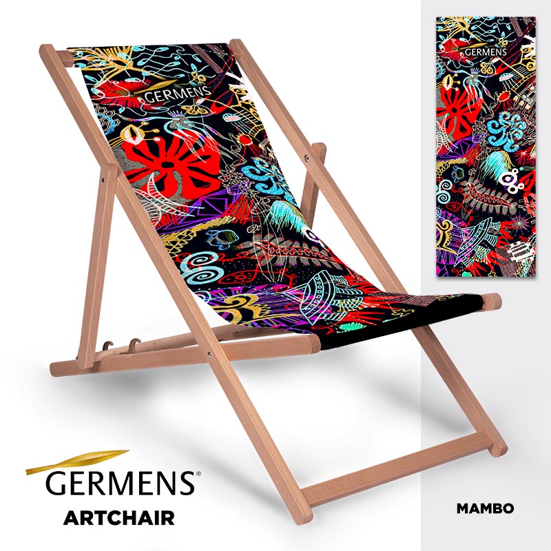 GERMENS® artchair MAMBO - The cool deck chair for summer