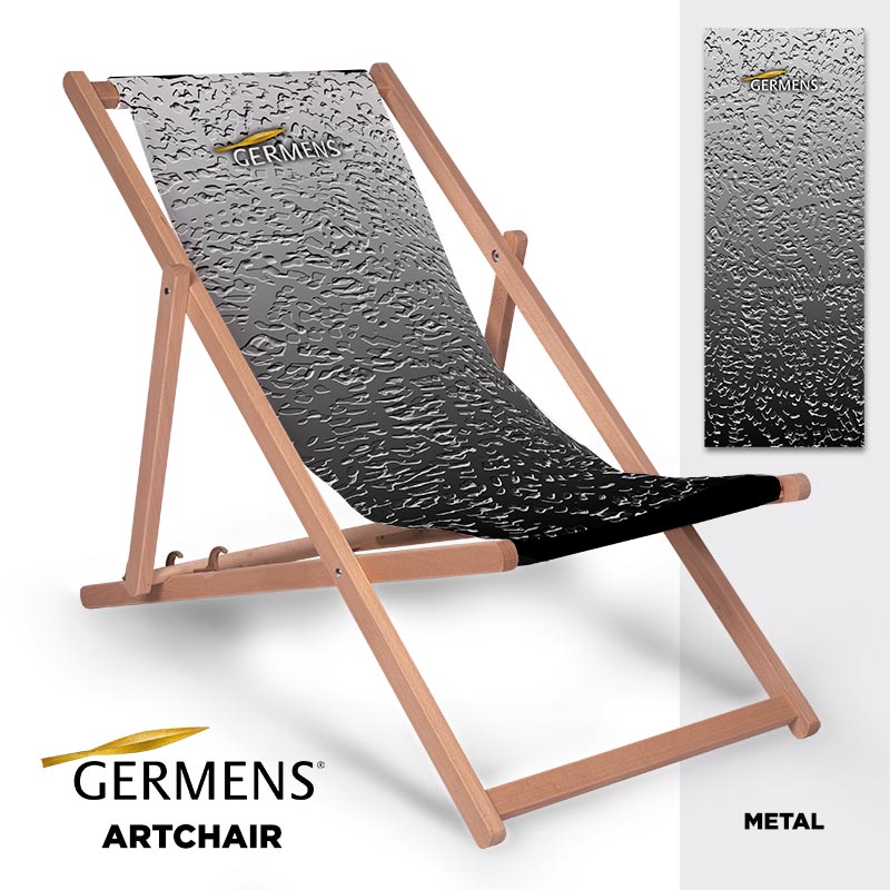 GERMENS® artchair METAL - The cool deck chair for summer
