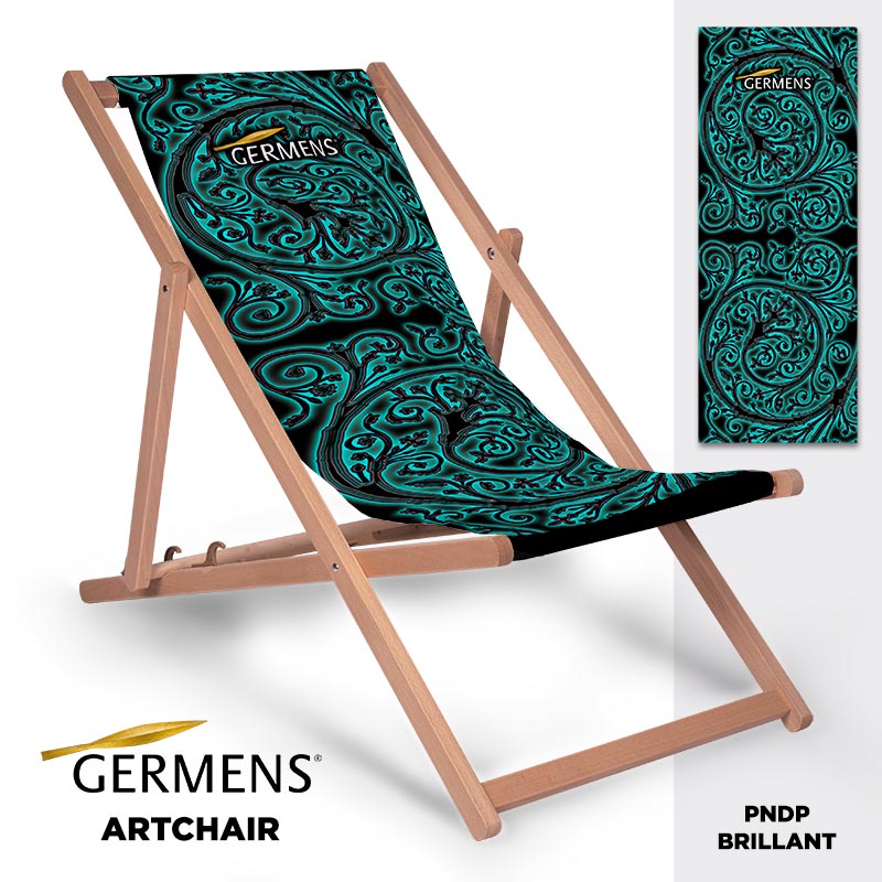 GERMENS® artchair PNDP BRILLANT - The cool deck chair for summer