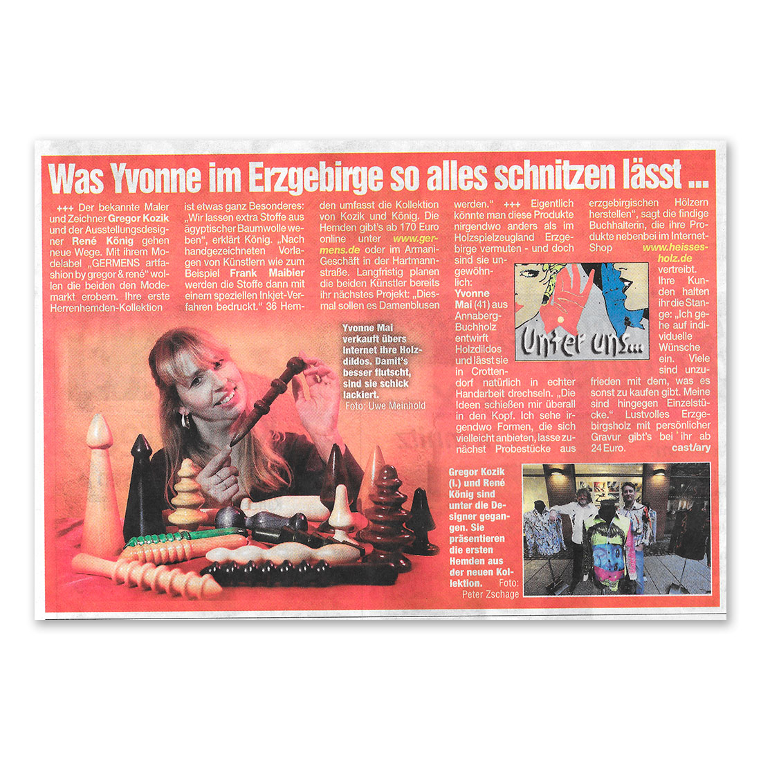 GERMENS artfashion - Morgenpost Chemnitz - 03.12.2013