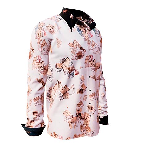 GERMENS Long-sleeved shirt HOUSES (239)