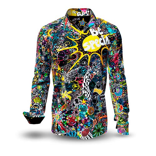 GERMENS® Long-sleeved shirt LETS BE CRAZY TONIGHT (252-2)