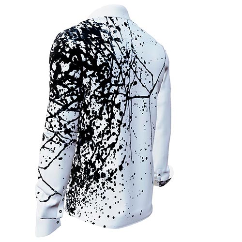 GERMENS Long sleeve shirt SCHWARMABWEICHLER WEISS (220-1)