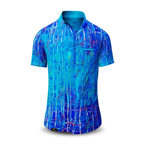 GERMENS Short-sleeved shirt BLUENET (273)