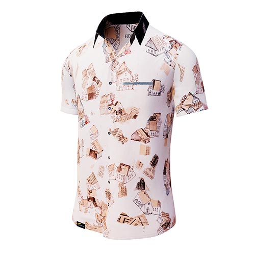 GERMENS® Short-sleeved shirt HOUSES (239)