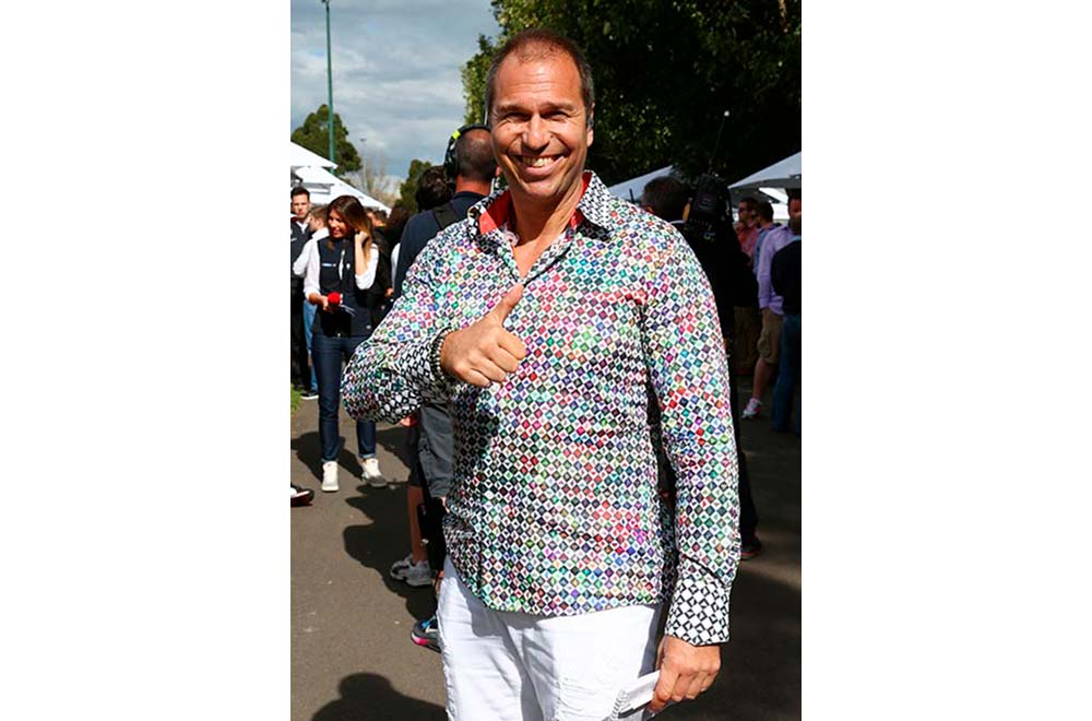 GERMENS Hemd SOJOURNER während der Formel 1 in Melbourne, Australien, 2014. Hemdkünstler: René König, Foto: Alexander Trienitz