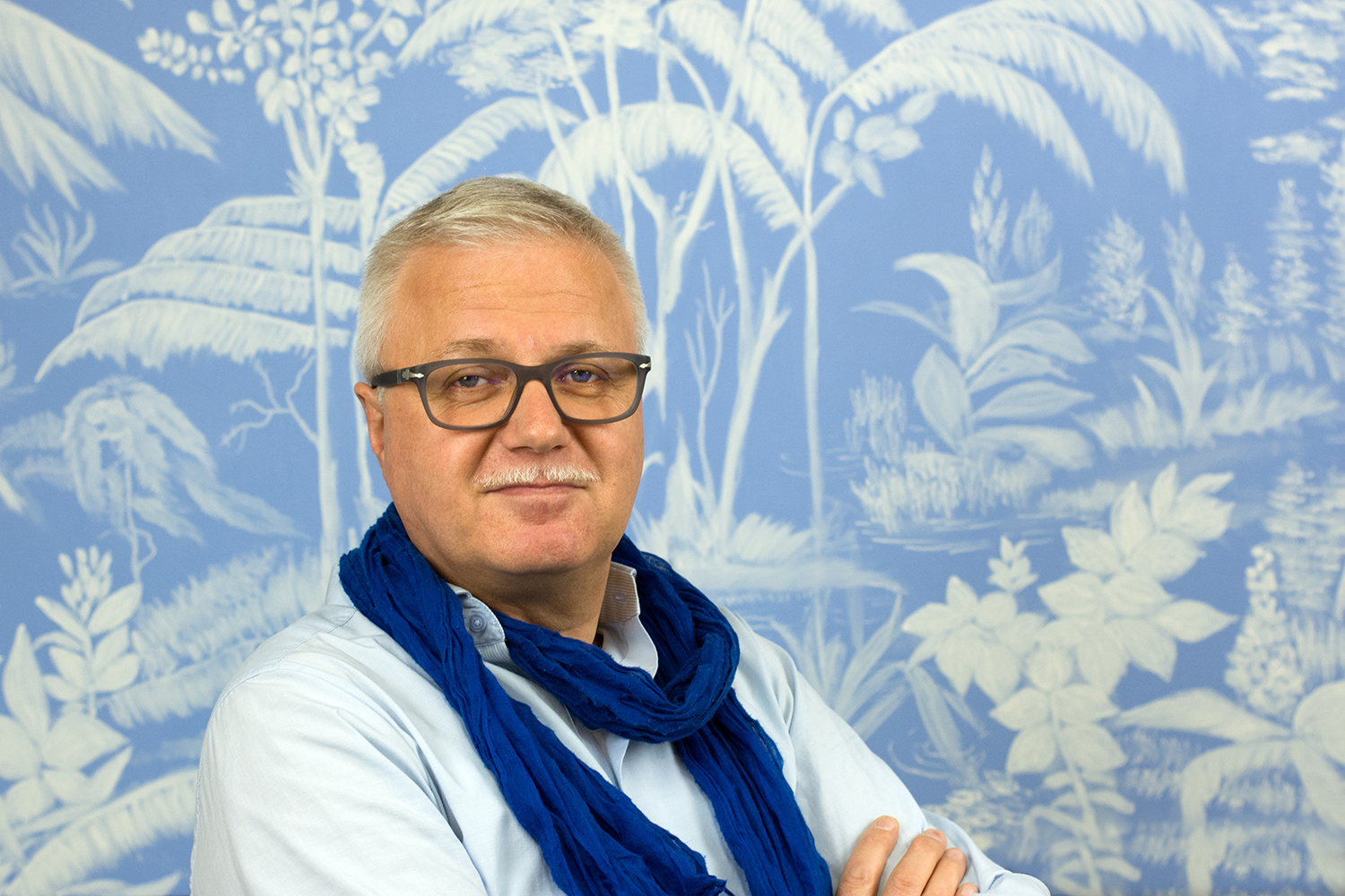 Horst Rettig, Leiter der Einrichtung "atelier blau" der Lebenshilfe in Worms