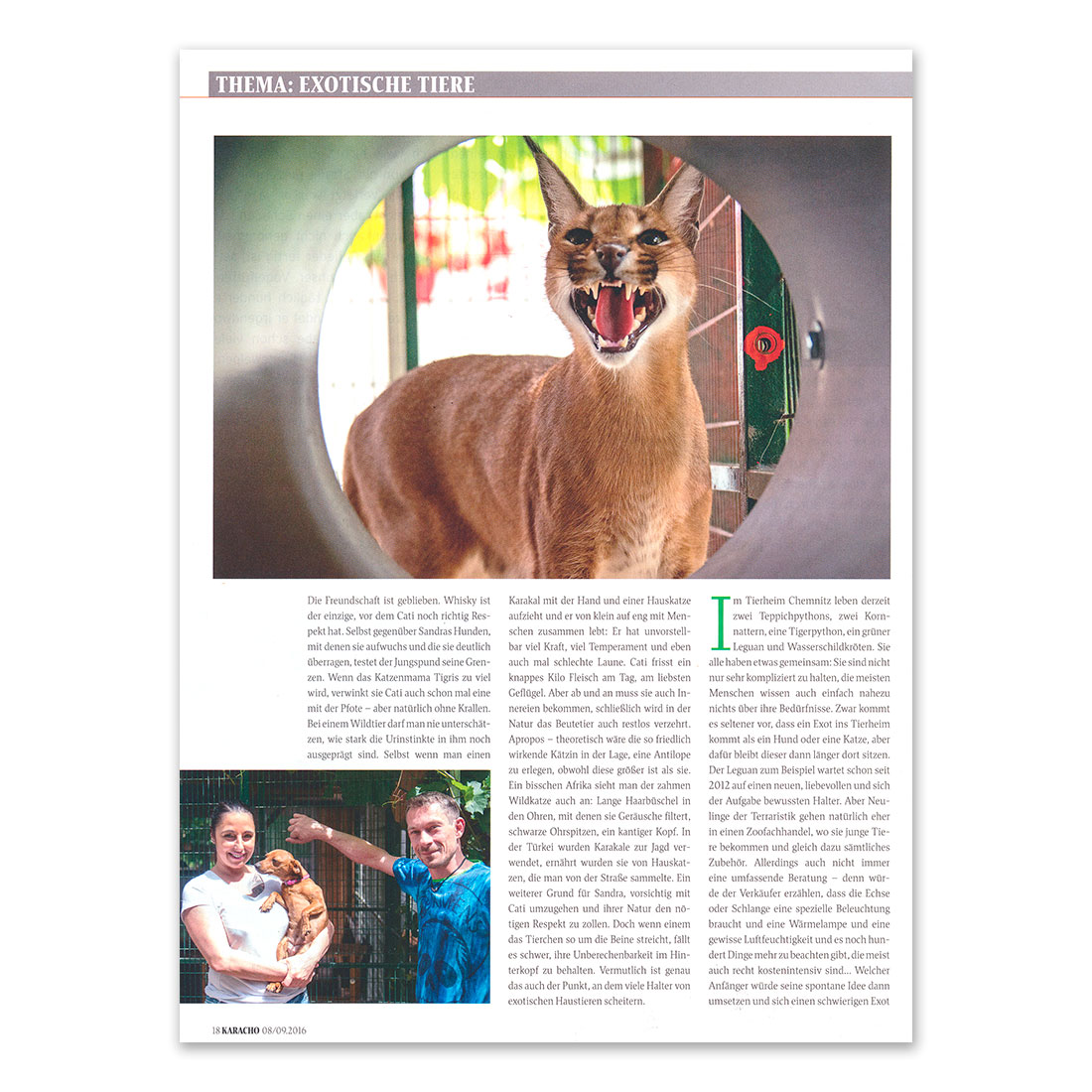 GERMENS artfashion - Karacho Stadtmagazin Chemnitz - August 2016