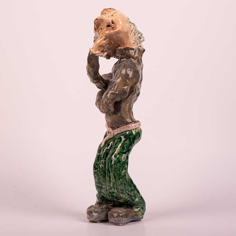 Keramikfiguren JUNGE von Rita Goldschmidt