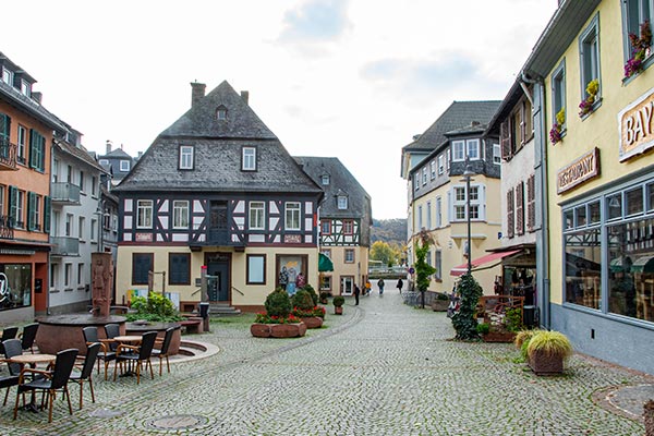 Marktplatz in Rüdesheim am Rhein