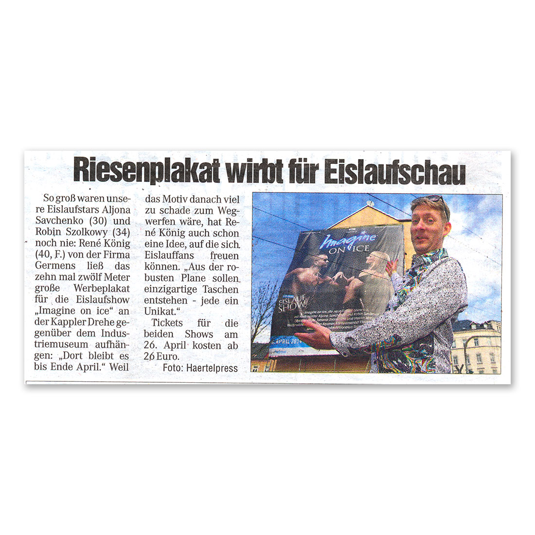 GERMENS artfashion - Morgenpost Chemnitz - 2014