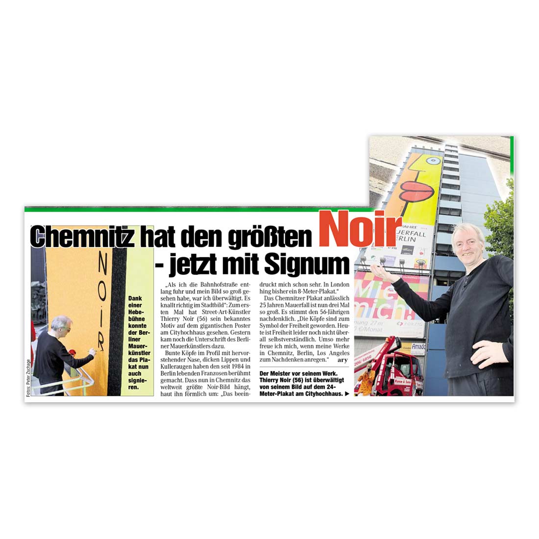 GERMENS artfashion - Morgenpost Chemnitz - 05.08.2014