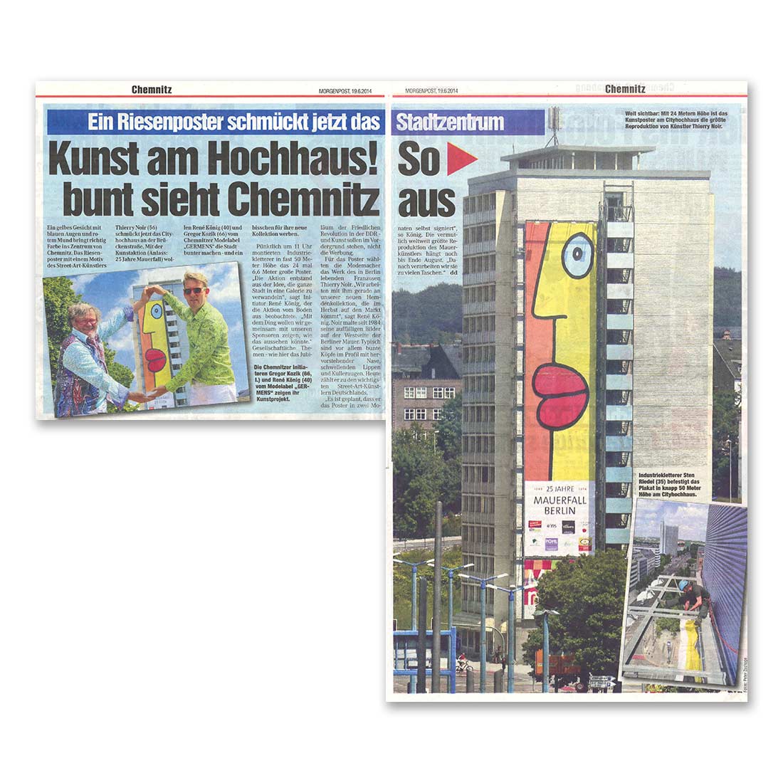 GERMENS artfashion - Morgenpost Chemnitz - 19.05.2014