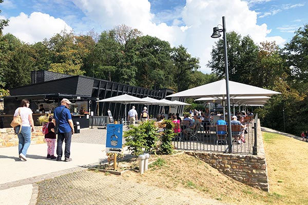 Gastronomie beim Niederwalddenkmal in Rdesheim am Rhein