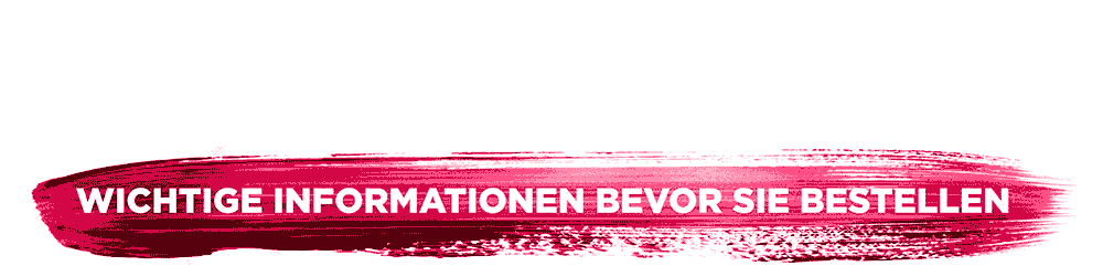 GERMENS Wichtige Bestellhinweise