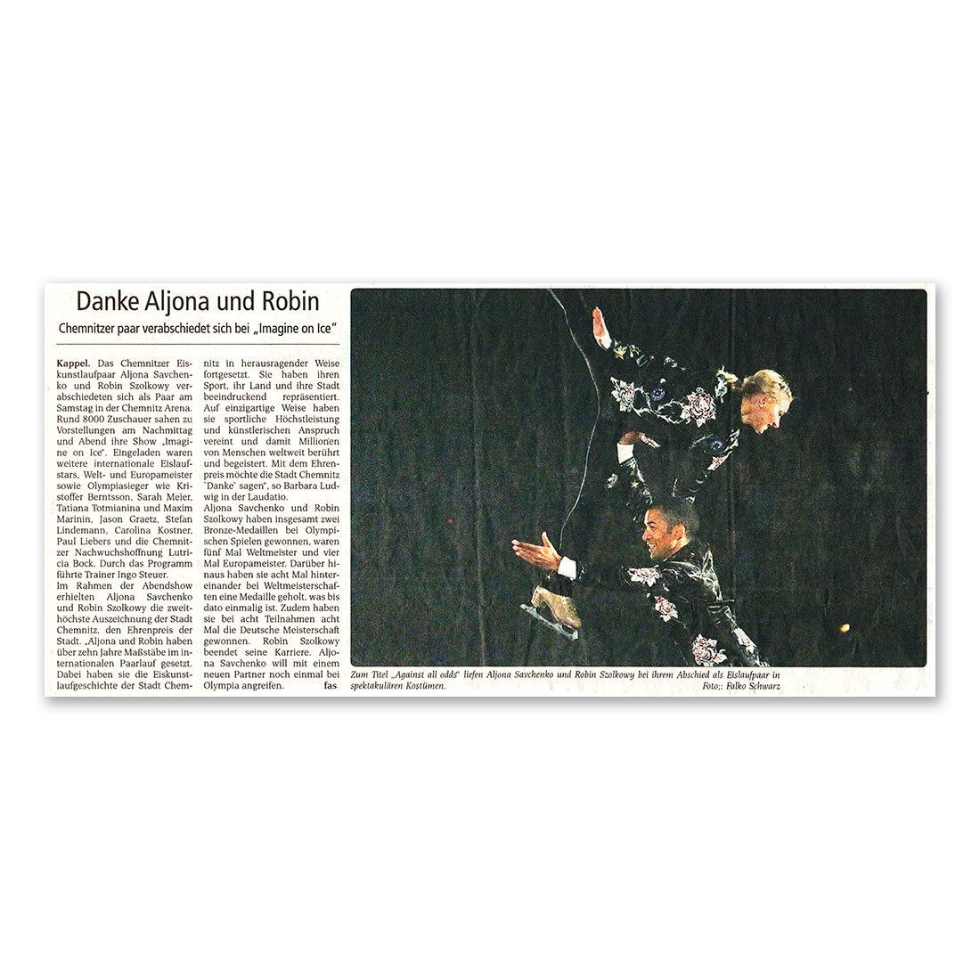 GERMENS artfashion - Morgenpost Chemnitz - 15.10.2014