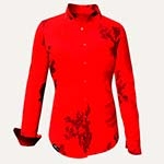 Rote Blusen