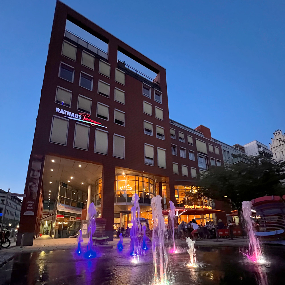 Capital Cultural 2025 - Klosterstraße, Chemnitz - La zona gastronómica