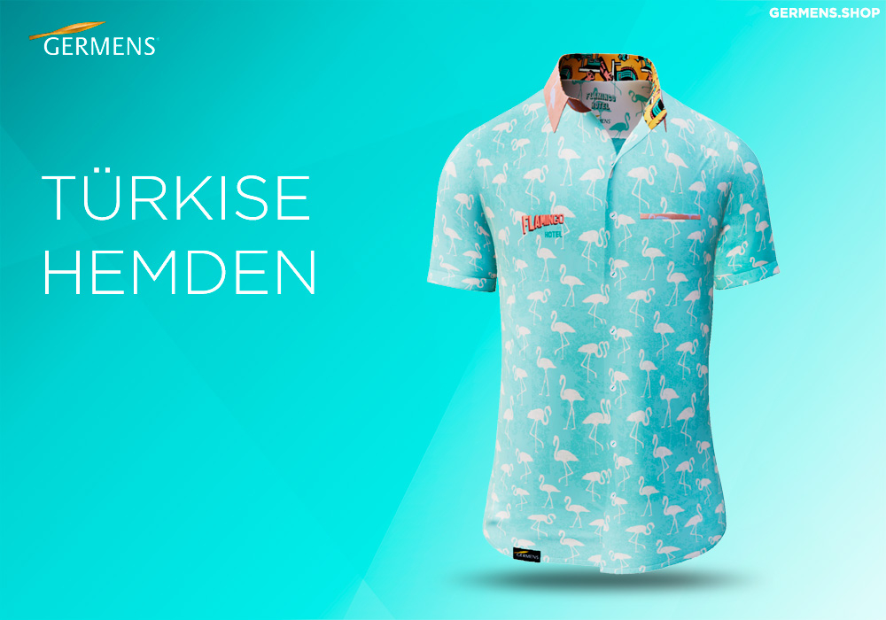 Camisa turquesa GERMENS