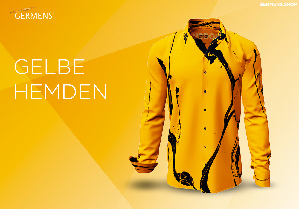 gelbe Hemden Langarm von GERMENS artfashion
