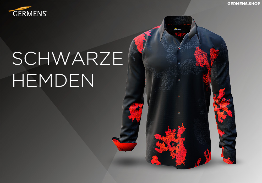 schwarze Hemden GERMENS artfashion