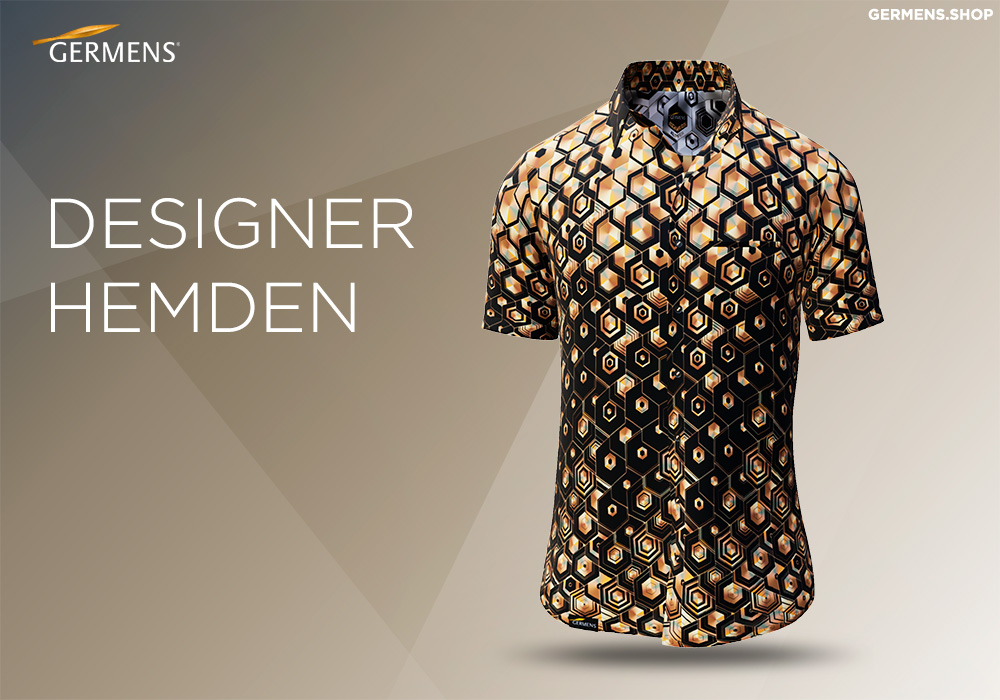 Designer Kurzarmhemden von GERMENS artfashion