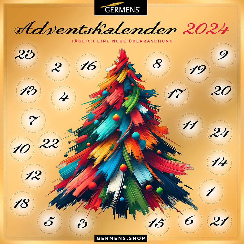 Adventskalender 2024 von GERMENS artfashion