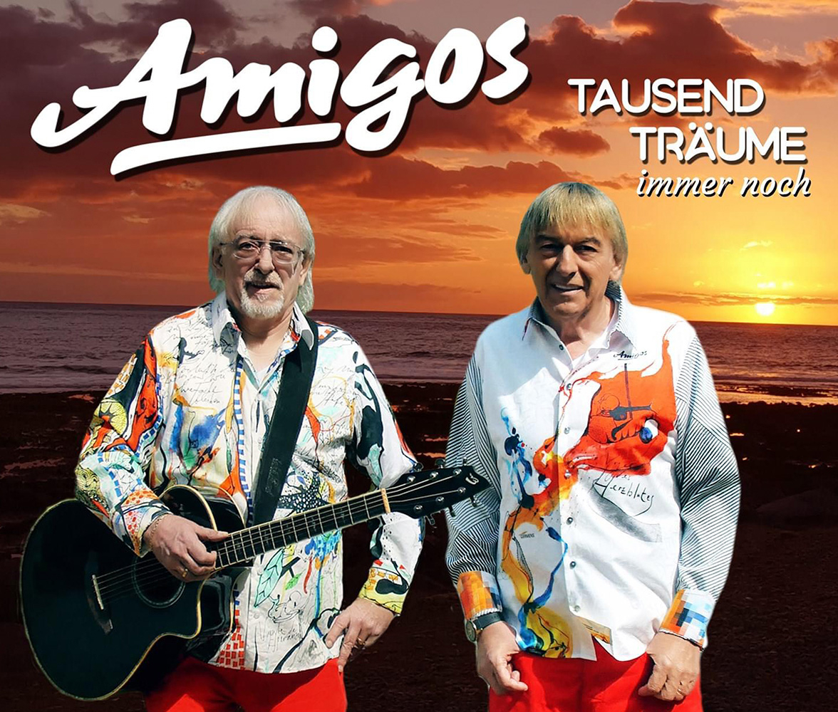 Los AMIGOS llevan camisetas de GERMENS: «PARADIES» y «HERZBLUT»