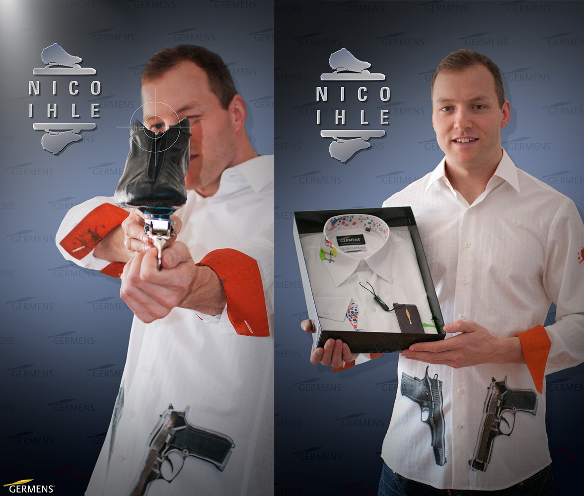Nico Ihle lleva la camisa COOLTS de GERMENS