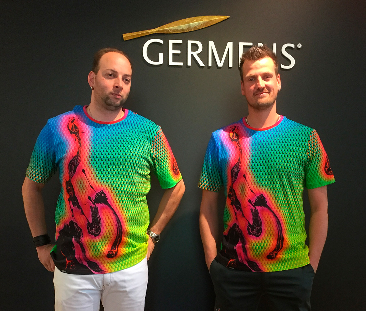 STEREOACT lleva la camiseta MAGMA de GERMENS