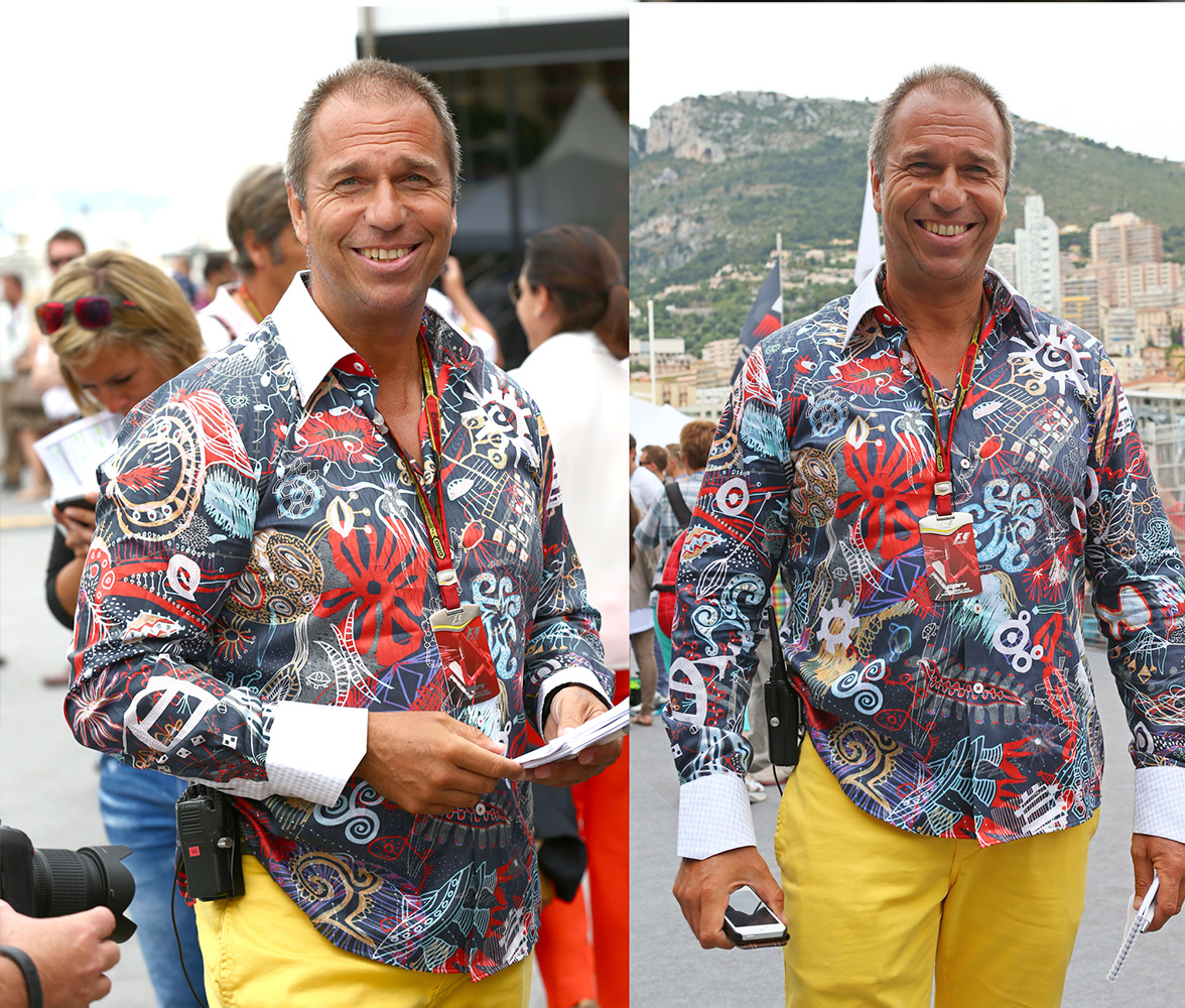 Kai Ebel lleva la camisa MAMBO de GERMENS