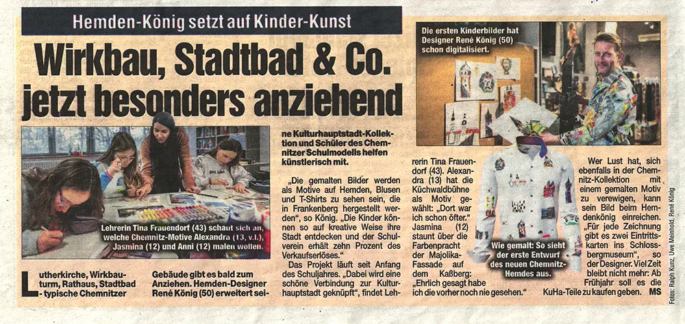 Morgenpost Chemnitz, 27. November 2024 - Wirkbau, Stadtbad & Co. jetzt besonders anziehend