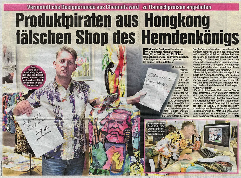 Morgenpost am 30. September 2025 berichtet über den Fakeshop