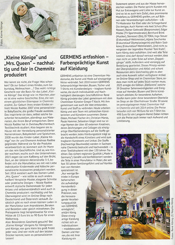 Stadtstreicher Chemnitz, 12-2025 bis 02-2026 - GERMENS artfashion - Farbenprächtige Kunst auf Kleidung