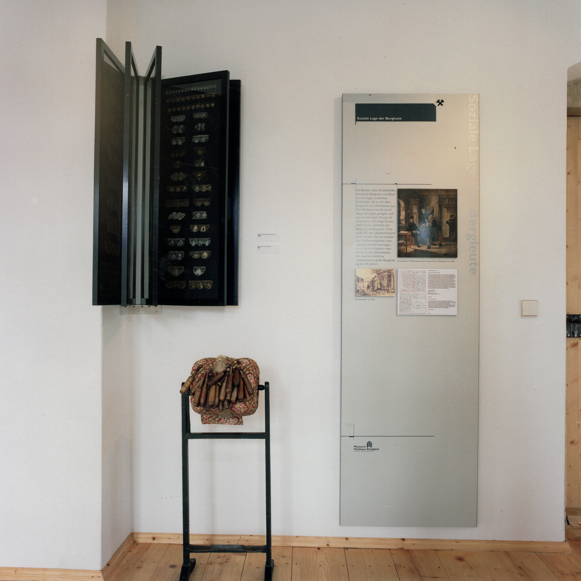 Ausstellung zur Stadtgeschichte Brand-Erbisdorf im Museum Huthaus Einigkeit Brand-Erbisdorf