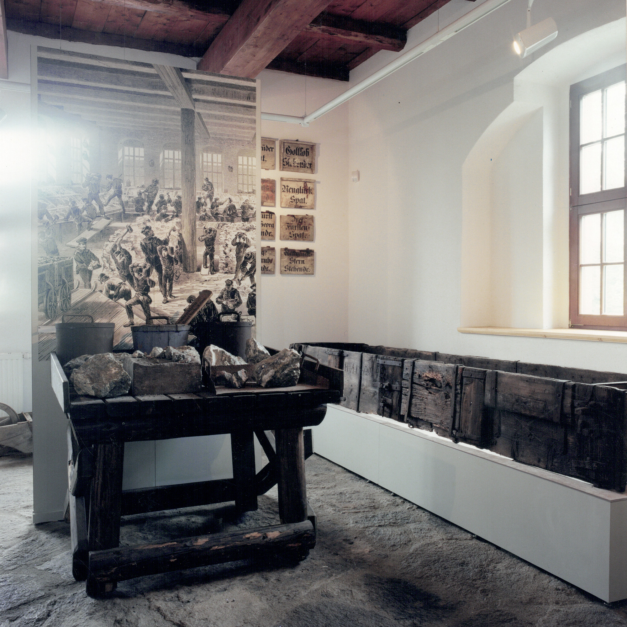 Ausstellung zur Stadtgeschichte Brand-Erbisdorf im Museum Huthaus Einigkeit Brand-Erbisdorf