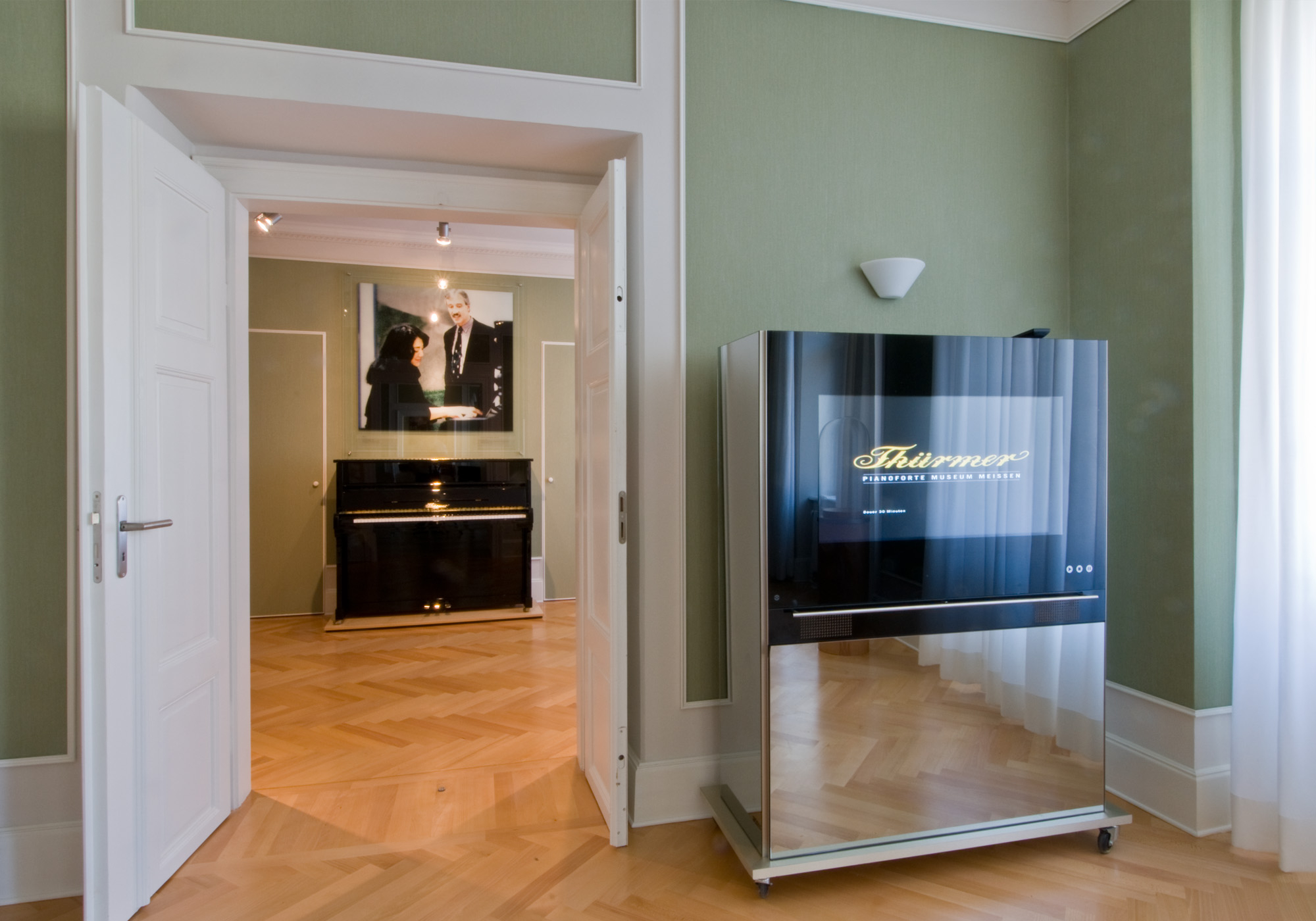 Exposición sobre la historia de la empresa Ferd. Thürmer en el Museo del Pianoforte Thürmer de Meissen