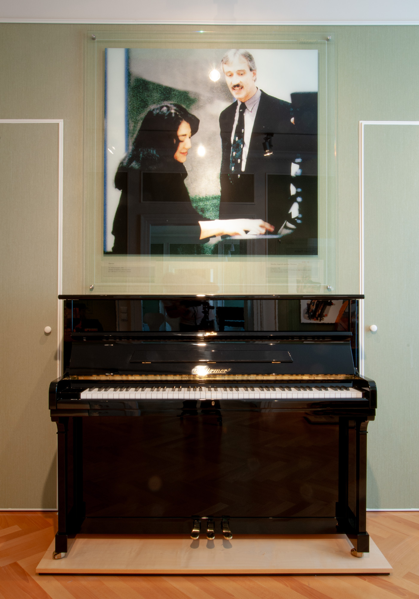 Exposición sobre la historia de la empresa Ferd. Thürmer en el Museo del Pianoforte Thürmer de Meissen