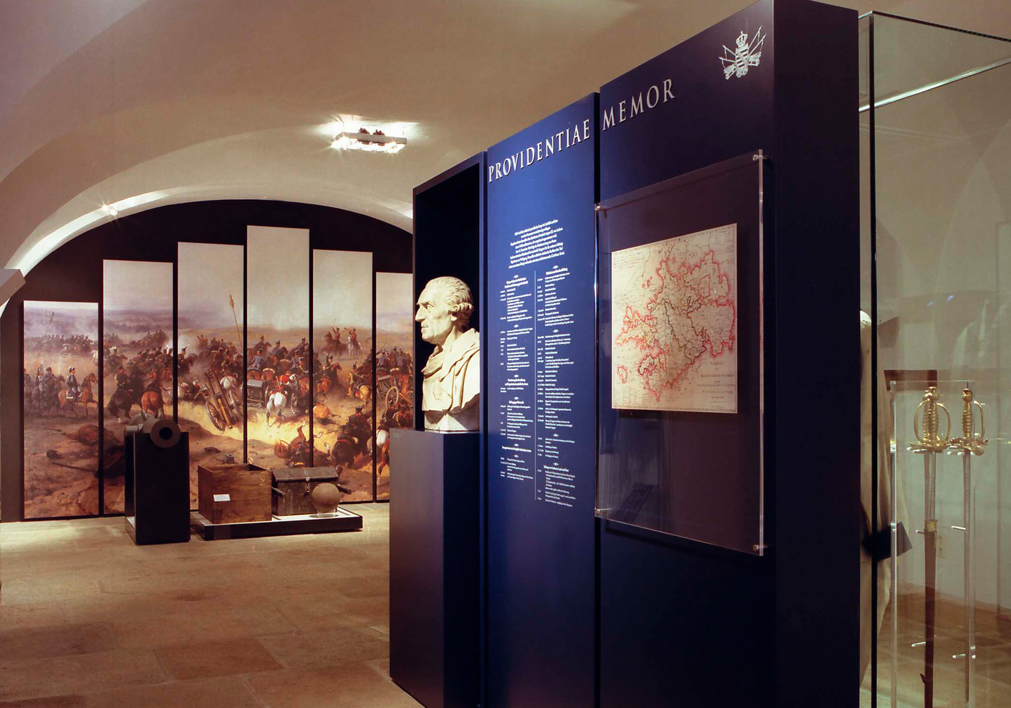 Ausstellung zur Sächsischen Militärgeschichte im Museum für Sächsische Militärgeschichte 1806 bis 1815 in Königshain