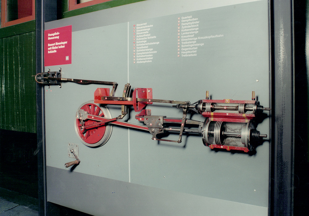 Maqueta de un sistema de control de una locomotora de vapor
