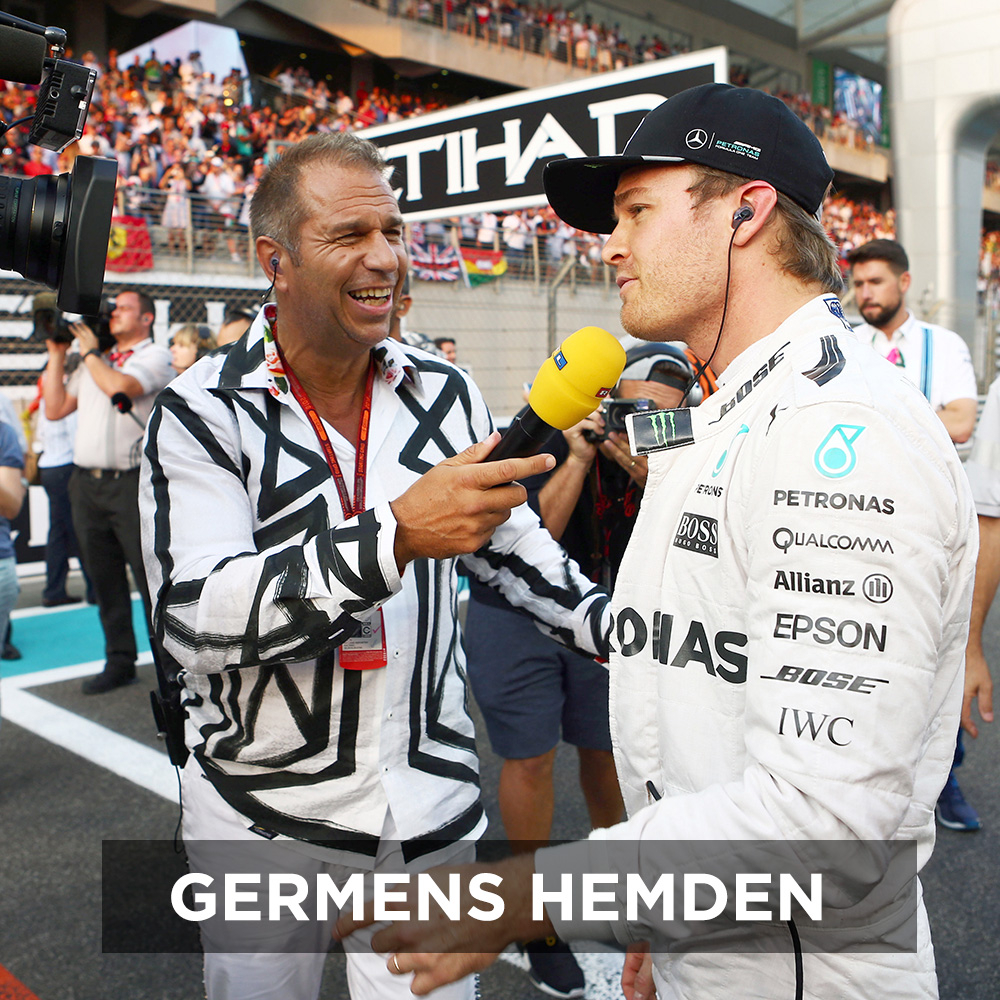 GERMENS Hemden mit Kai Ebel bei Formel 1