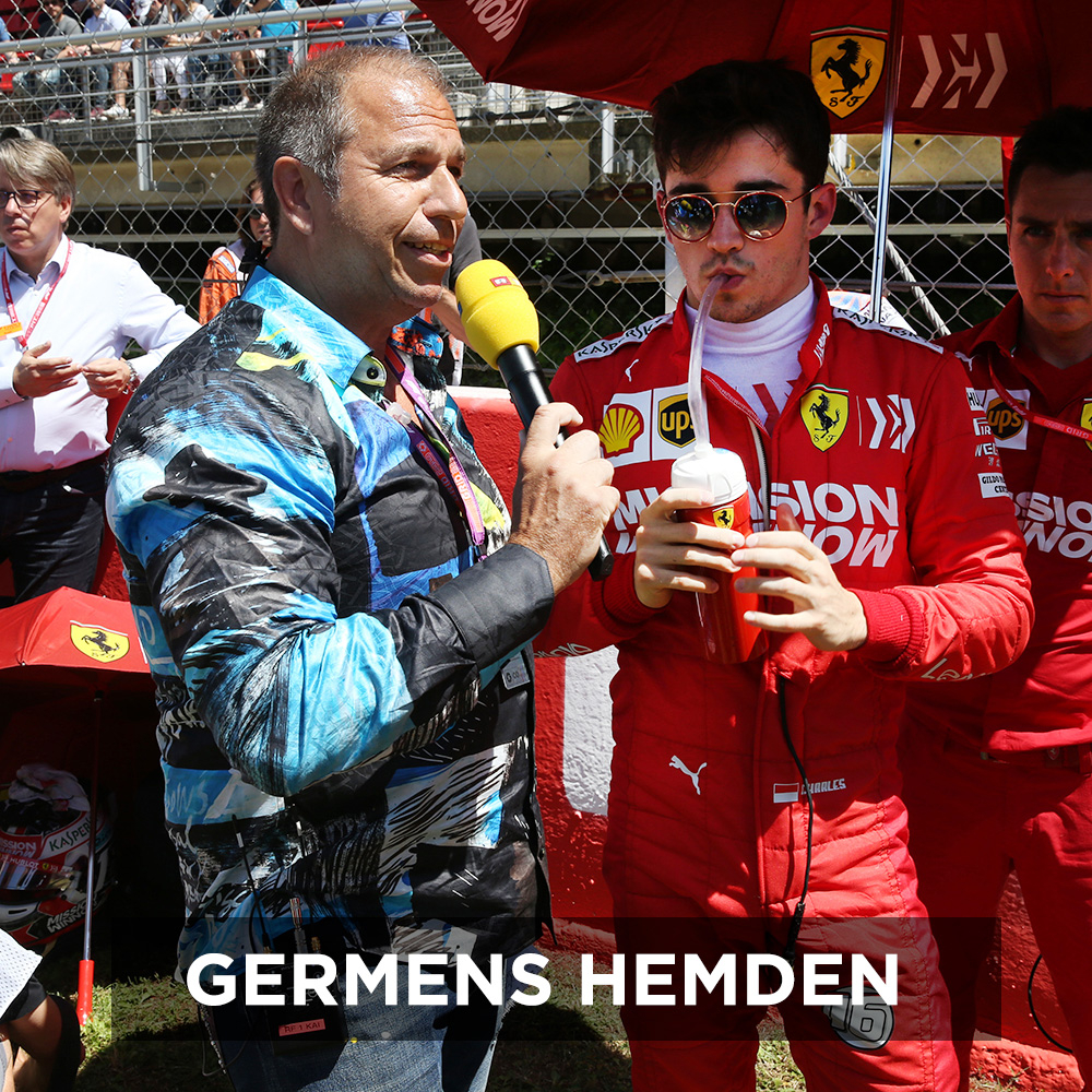 GERMENS Hemden mit Kai Ebel bei Formel 1