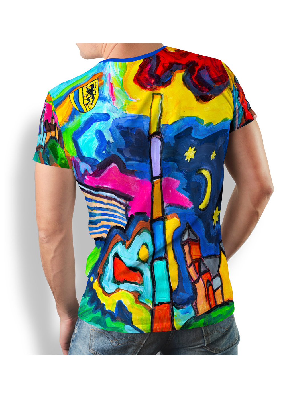  Camiseta GERMENS para hombre «WELCOME CHEMNITZ 2025» del artista Arte di Silvio