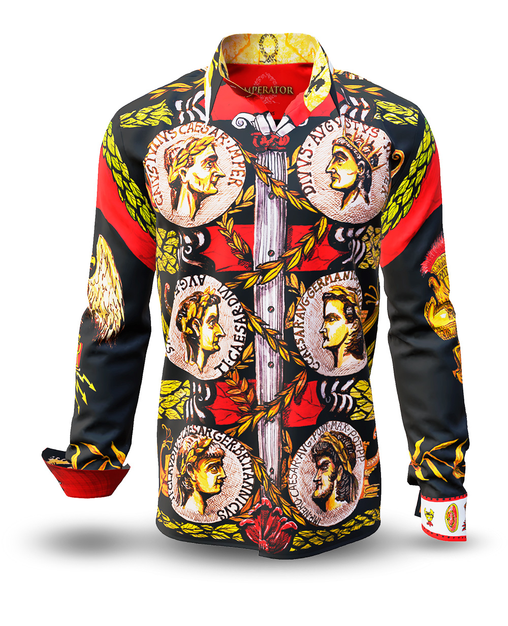 Camisa de hombre IMPERATOR de GERMENS artfashion, diseñada por el caricaturista Steffen Kraushaar