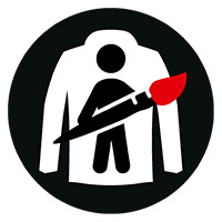 Logotipo para una colaboración artística con GERMENS artfashion