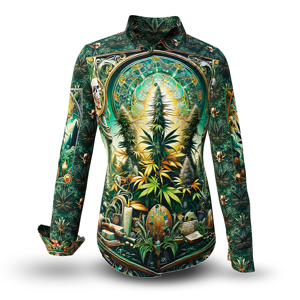 Blusa de mujer MARY JANE GERMENS, colección Cannabis