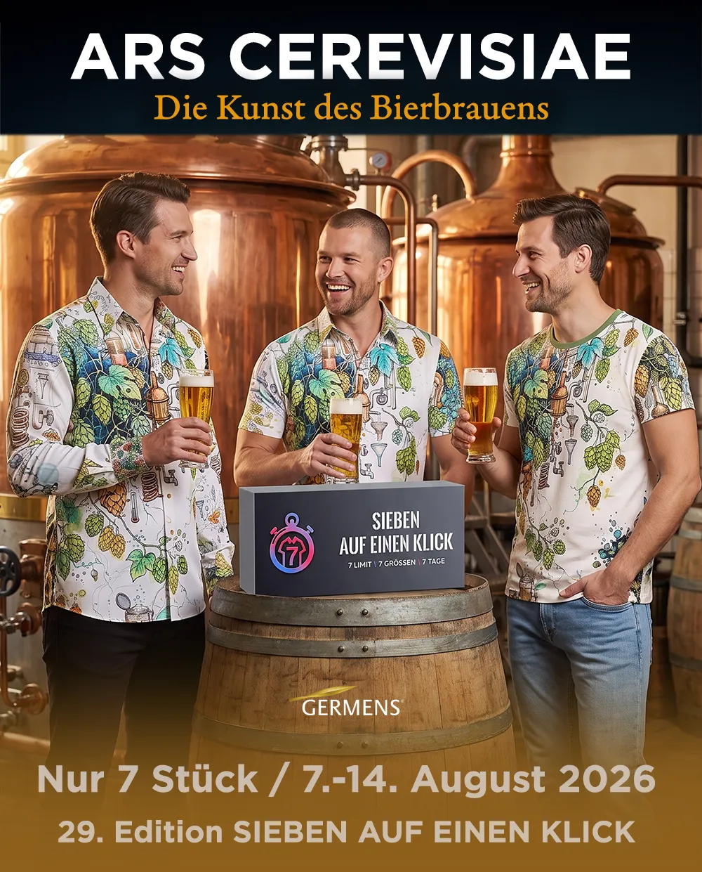 Sieben auf einen Klick - 29. Edition • nur vom 7.-14. Augst 2026 erhältlich