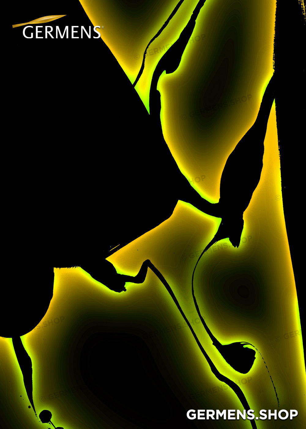 Surface detail of the GERMENS design TERRA GREEN