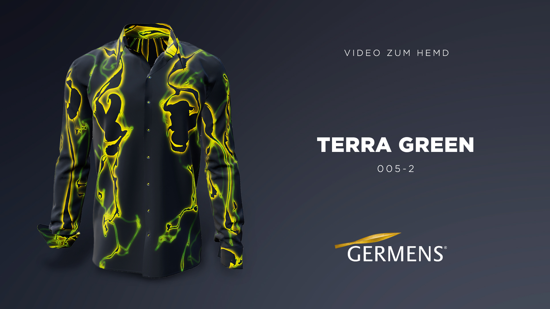 schwarzes Hemd Herren TERRA GREN von GERMENS artfashion