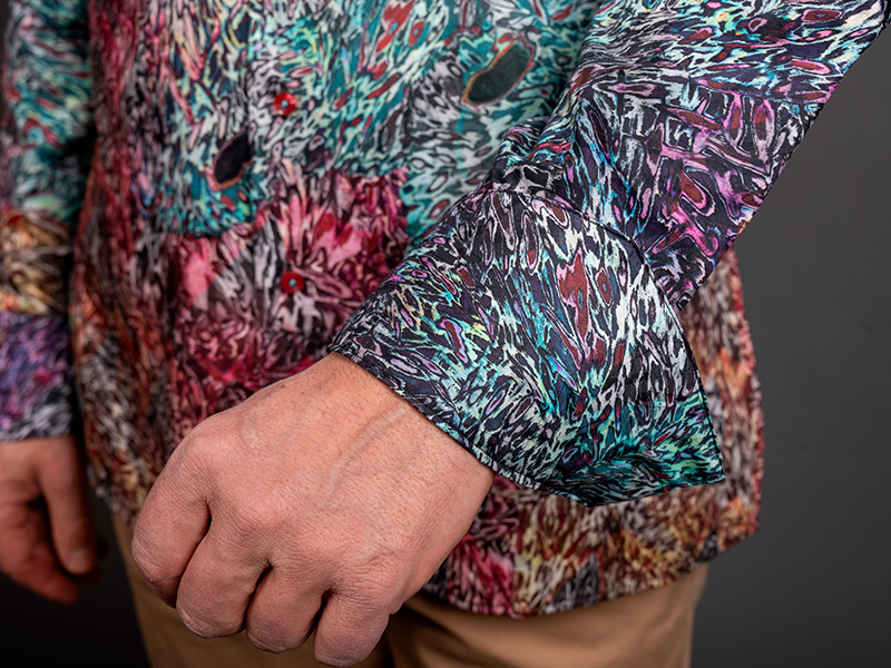 Camisa estampada para hombre FRAXI MULTISE de GERMENS artfashion - 100 % algodón - Fabricada en Alemania